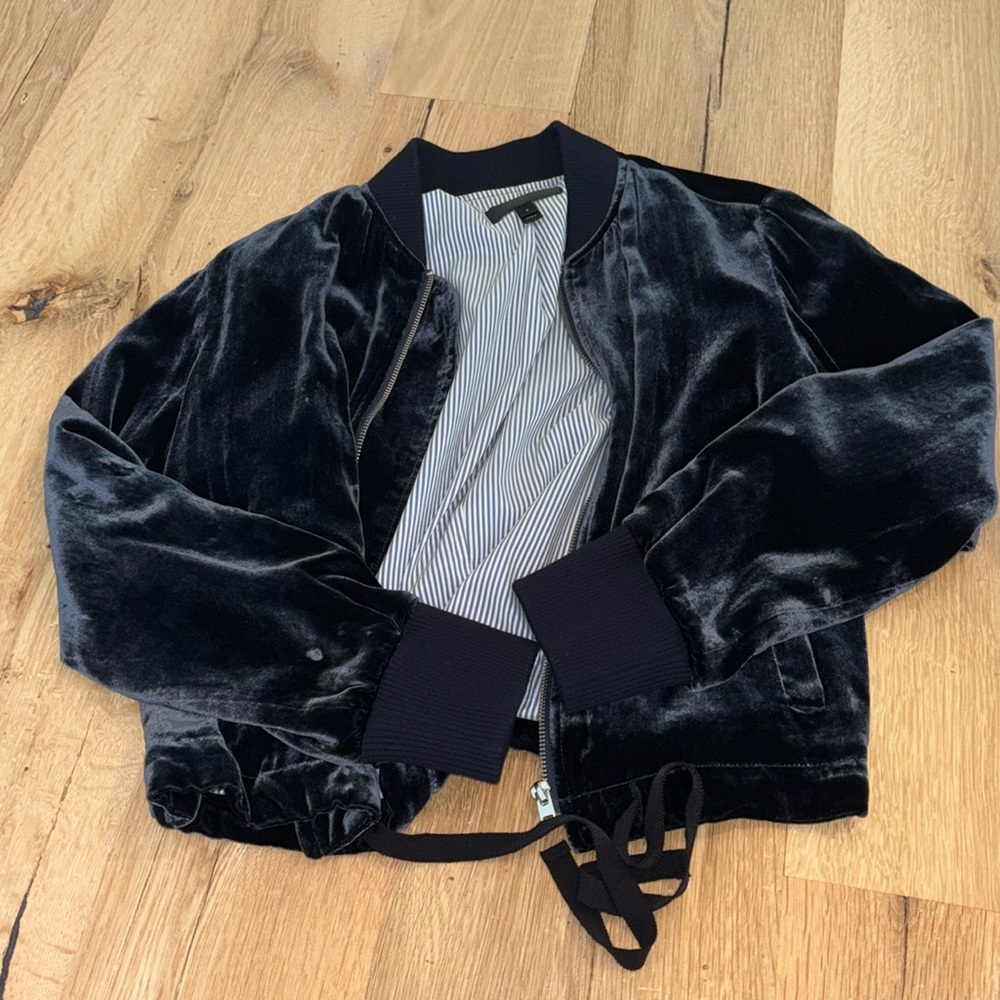 Velvet Bomber Jacket